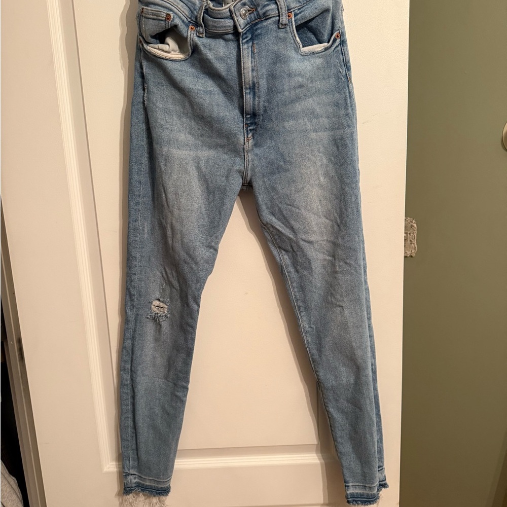 Zara Light Blue High Rise Women's Jeans